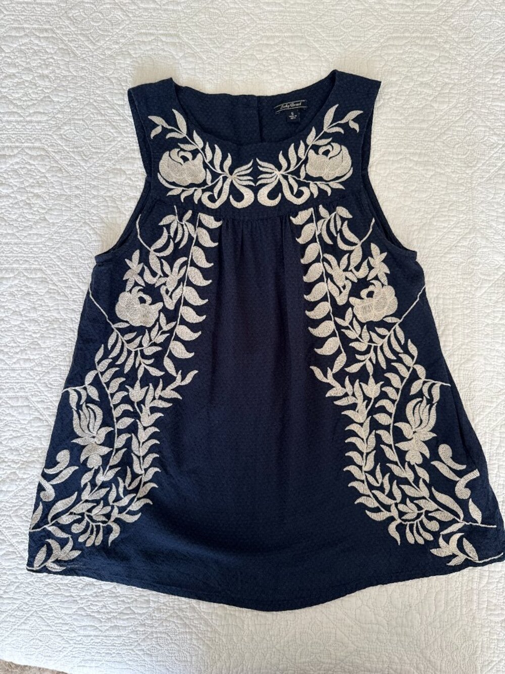 Lucky Brand Embroidered Blouse - Size S